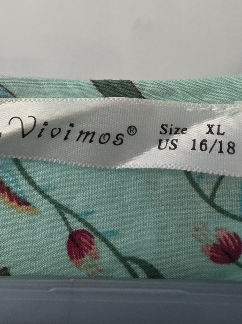 Floral Boho Mint Tie-Front Maxi Dress - Picture 2 of 2